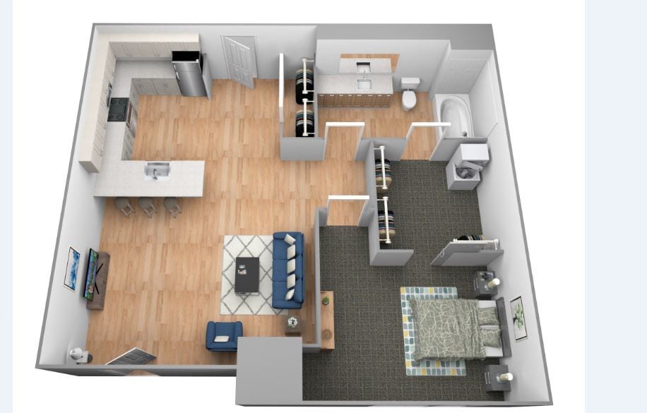 Floor Plan - Mississippi Townhouse