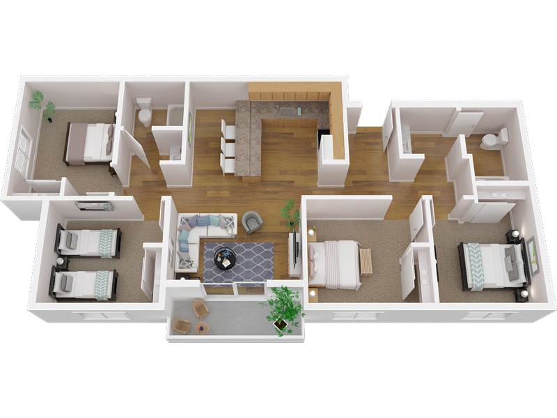 Floor Plan - 4 Bedroom