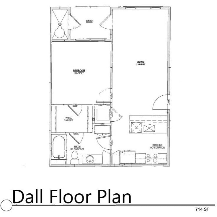 Floor Plan - Dall - 1A