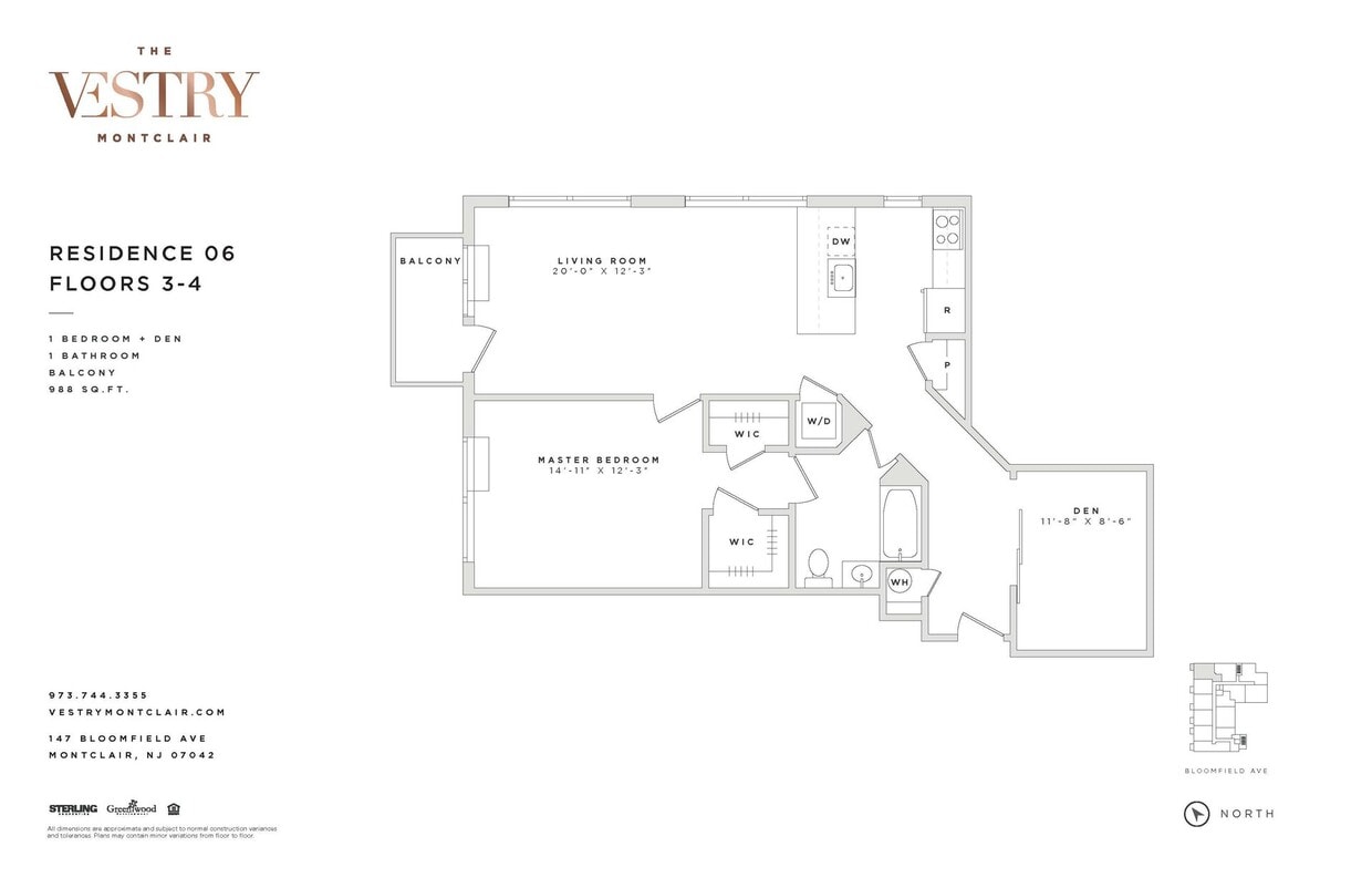 Floor Plan - 1B6