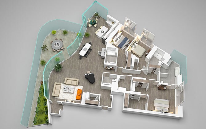Floor Plan - Penthouse