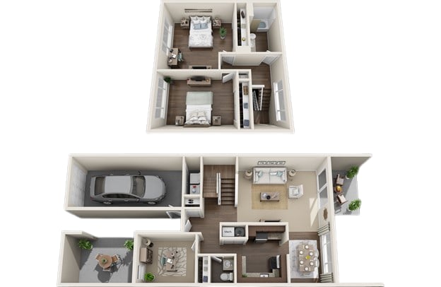 3 bed floorplan - 3 Bedroom