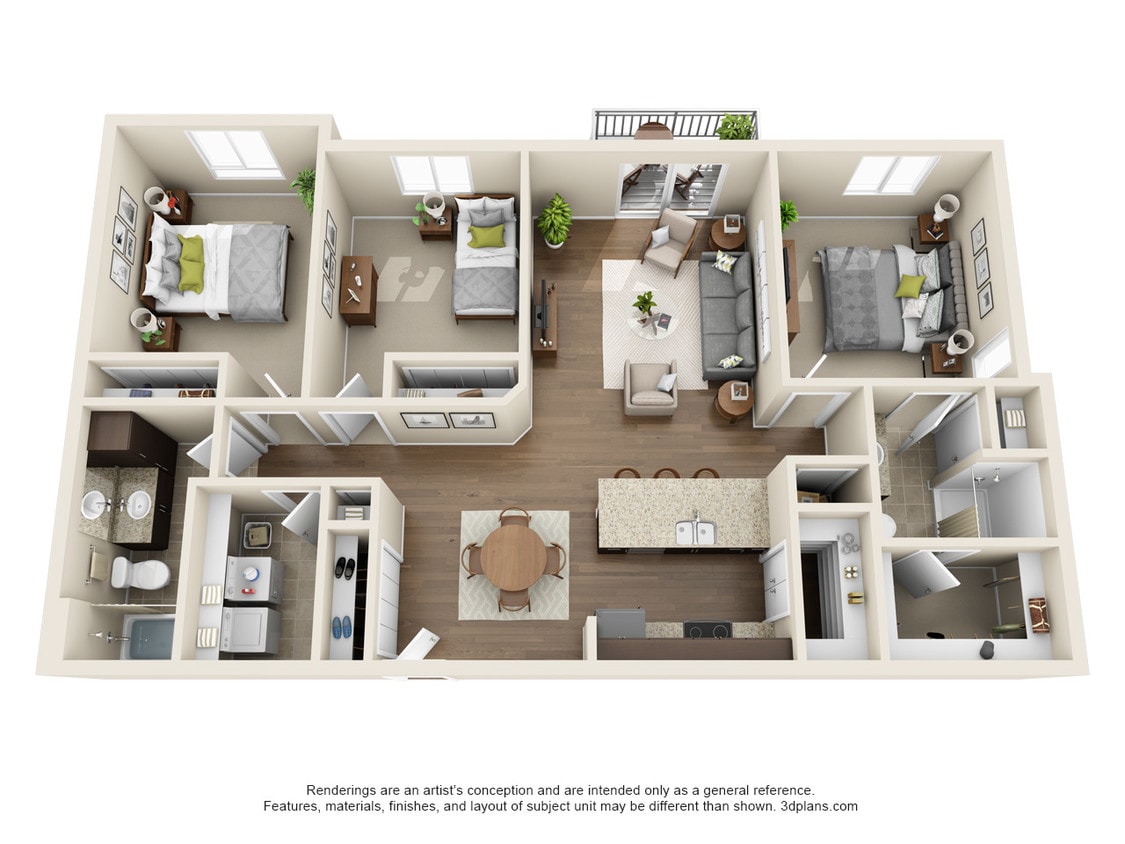 Floor Plan - 3B