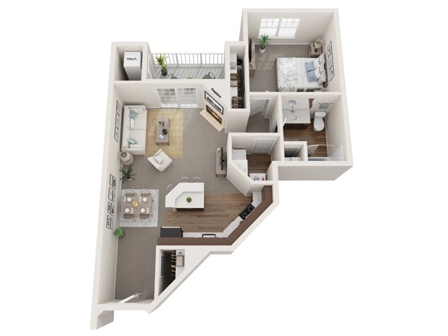 The Vanheise | The Landmark at Hatchery Hill | Apartments in Fitchburg, WI - The Vanheise