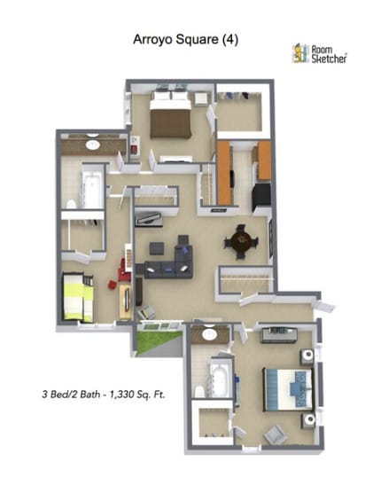 Floor Plan - 3/2.0 