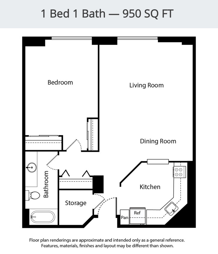 Floor Plan - B6-1B/1B