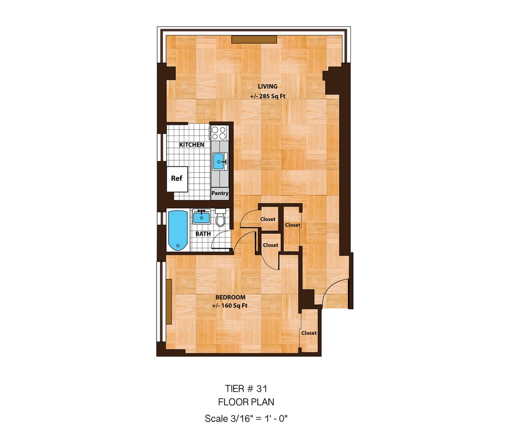 One Bedroom - 1 BDRM