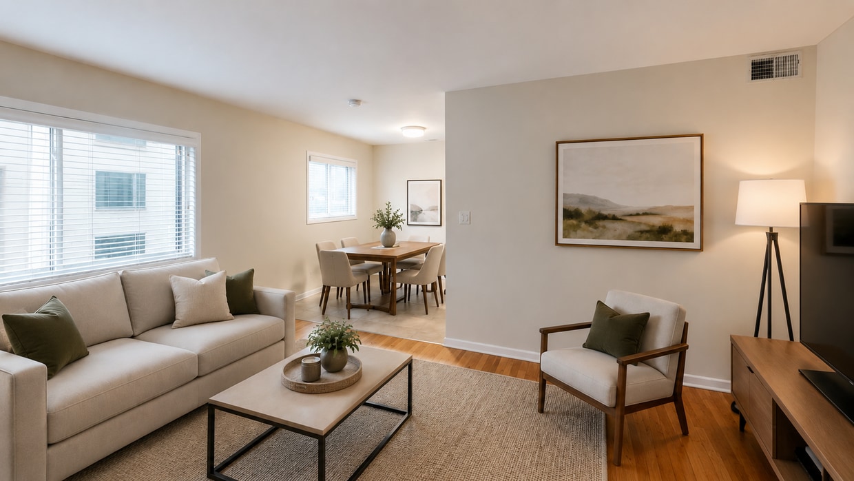 Floor Plan - Upgraded 1, 2 and 2.15 bath apartments