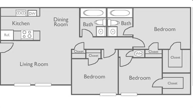 Ridgecrest - Three Bedroom