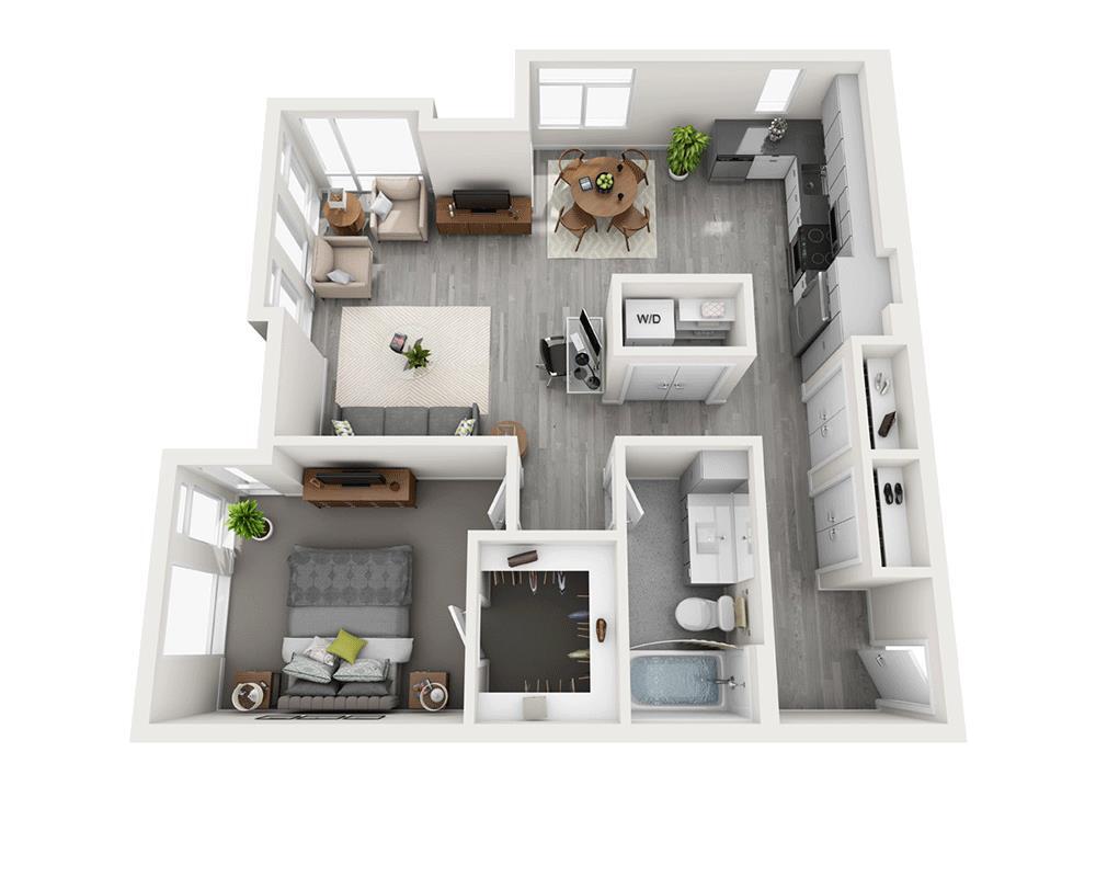 Floor Plan - Studio E1E-CL2