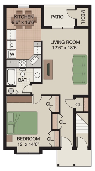 Floor Plan - Saratoga (first floor)