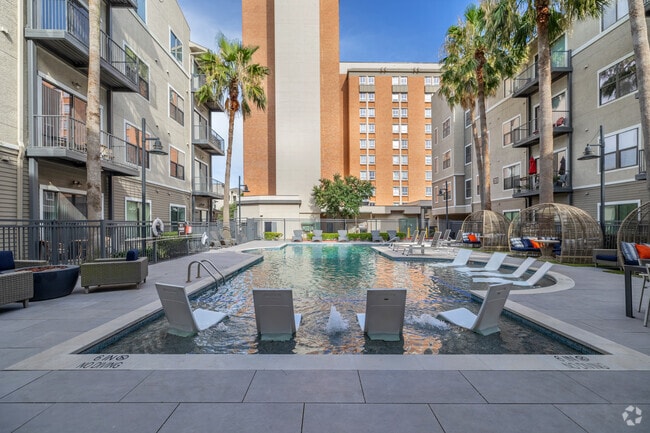 Redesigned Resort-Inspired Swimming Pool - Hermann Park Lofts