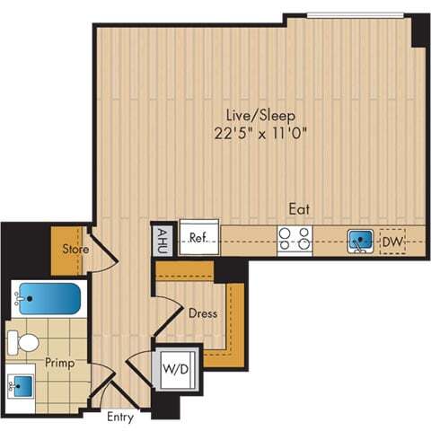 Floor Plan - Studio-S6b