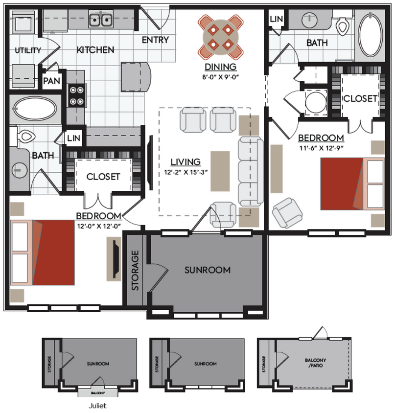 Floor Plan - B6A/B6S/B6SH