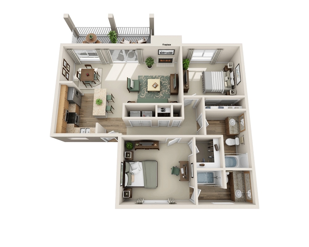 Floor Plan - Golden Gate (B2B)