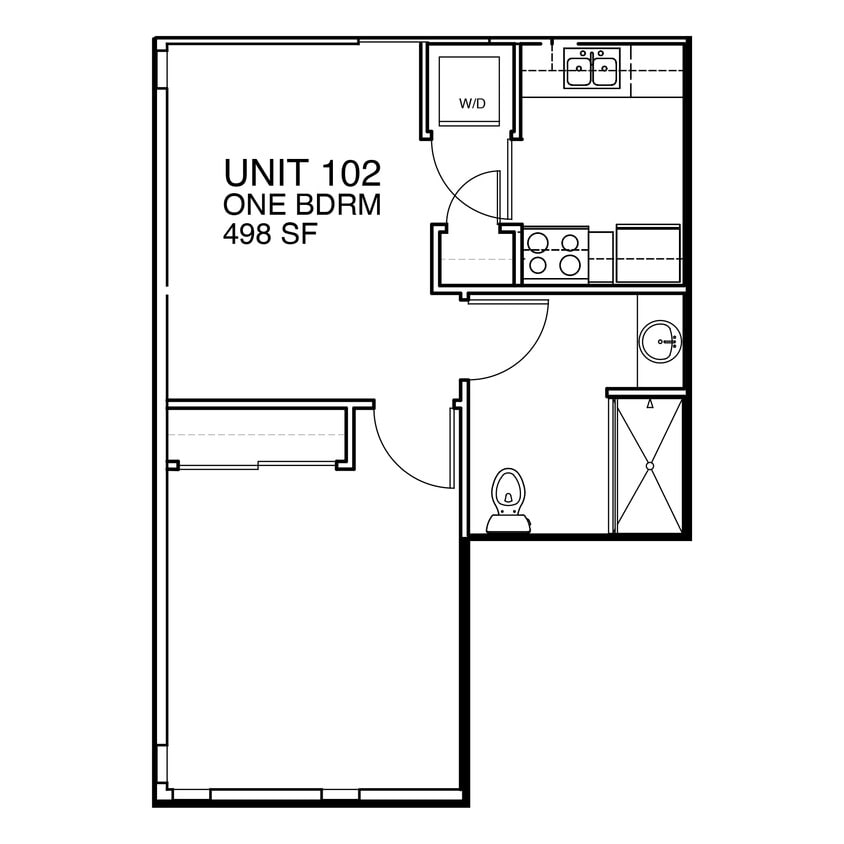 102 - 1 Br 1 Ba