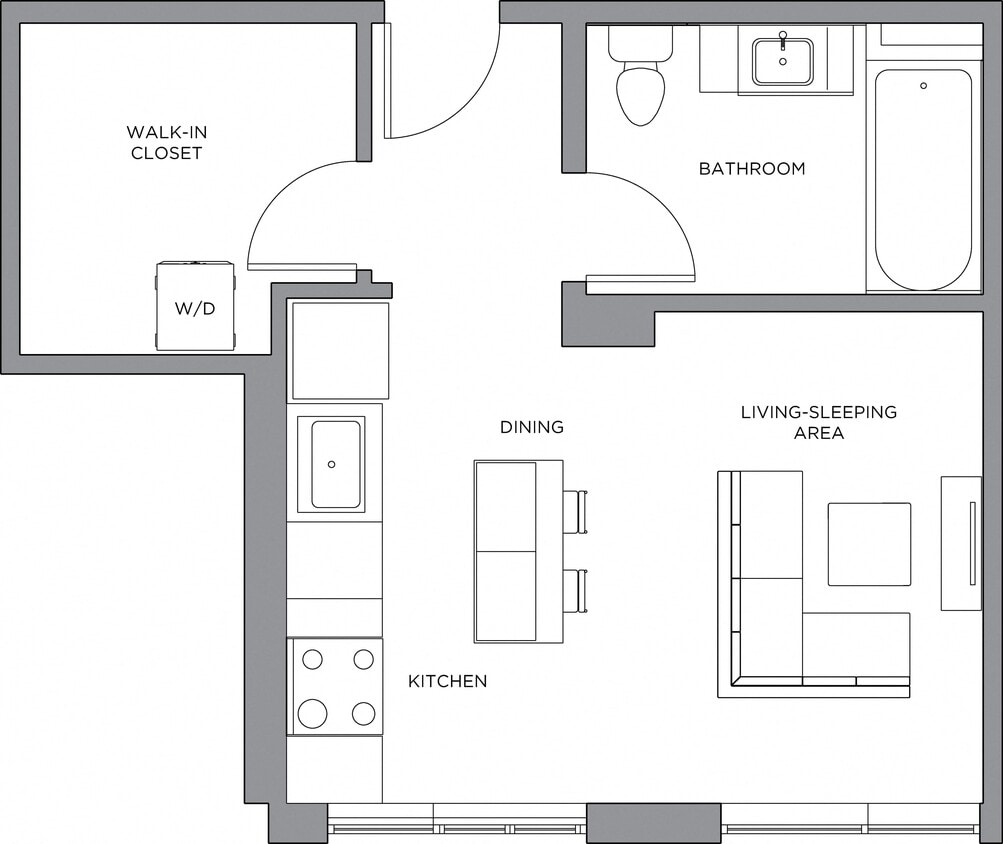 Floor Plan - Studio-490