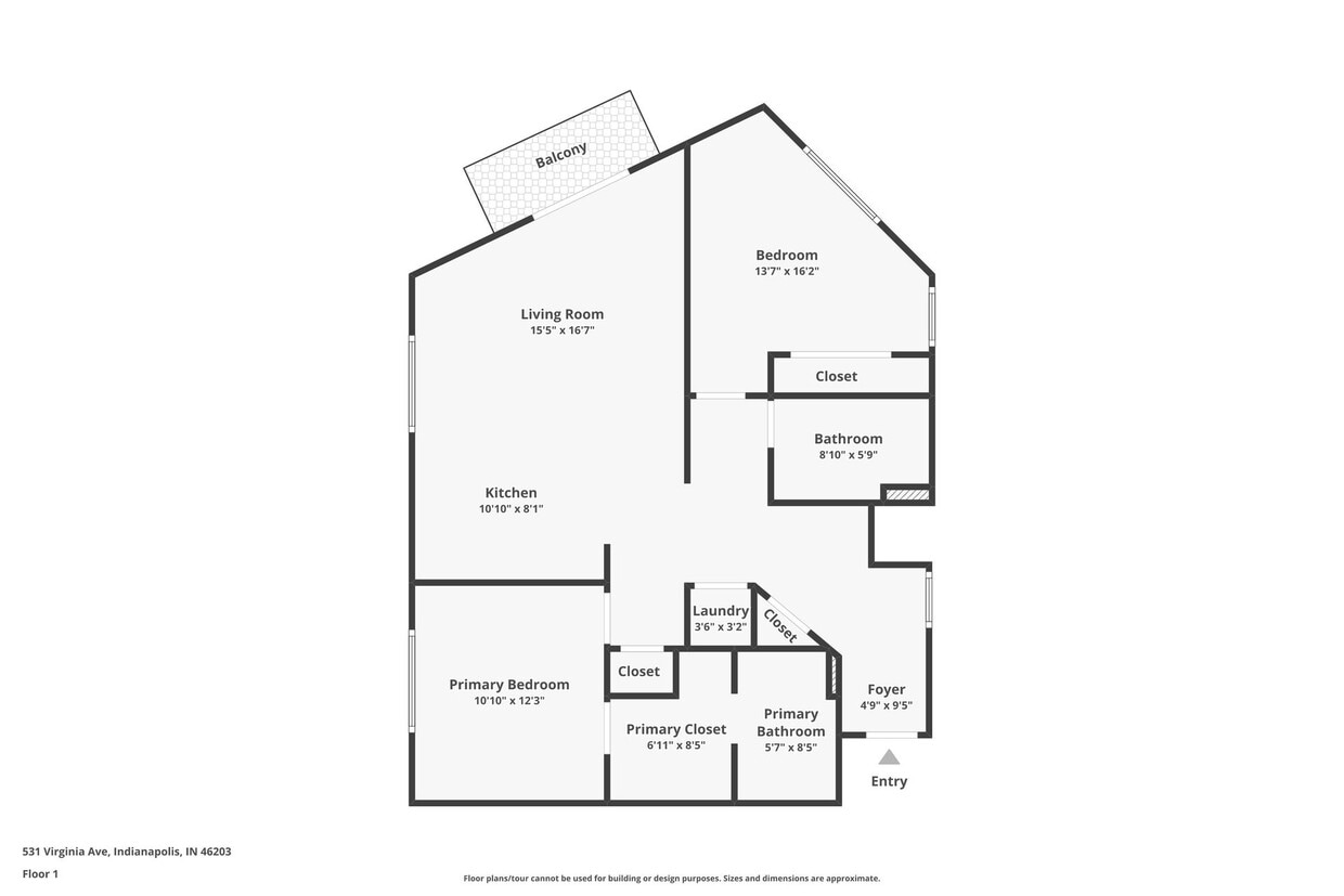 Floor Plan - 7180B1 - Maderno 2x2 - 1069 Sqft