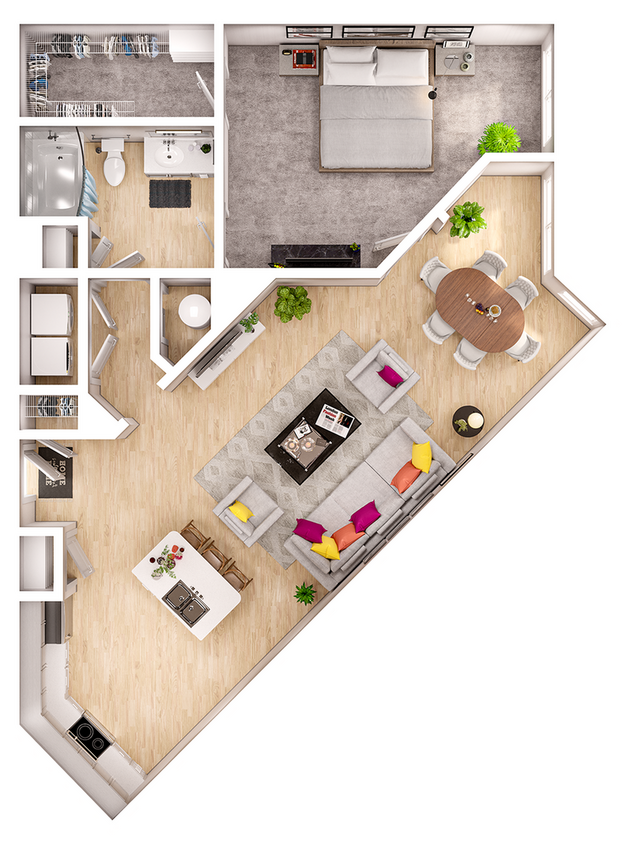 Linz at the Station- A1F Floorplan - A1F