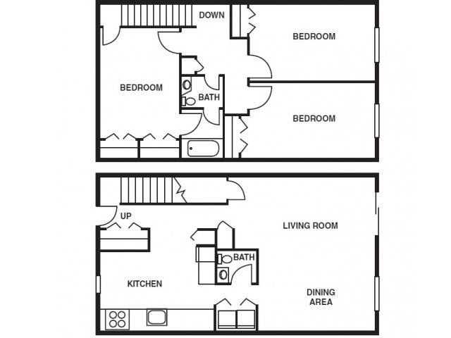 3 Bedroom Townhouse - 3 Bedroom TH A