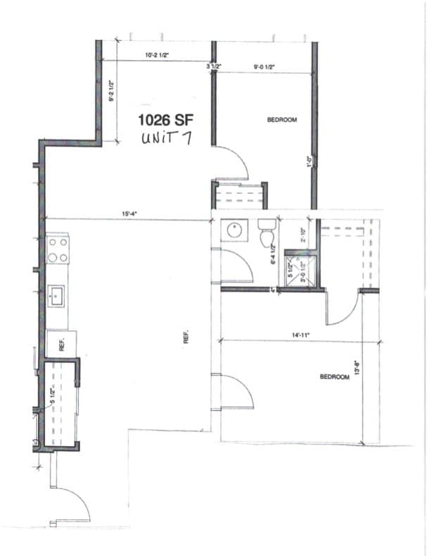 Floor Plan - 1006 Congress Unit 7