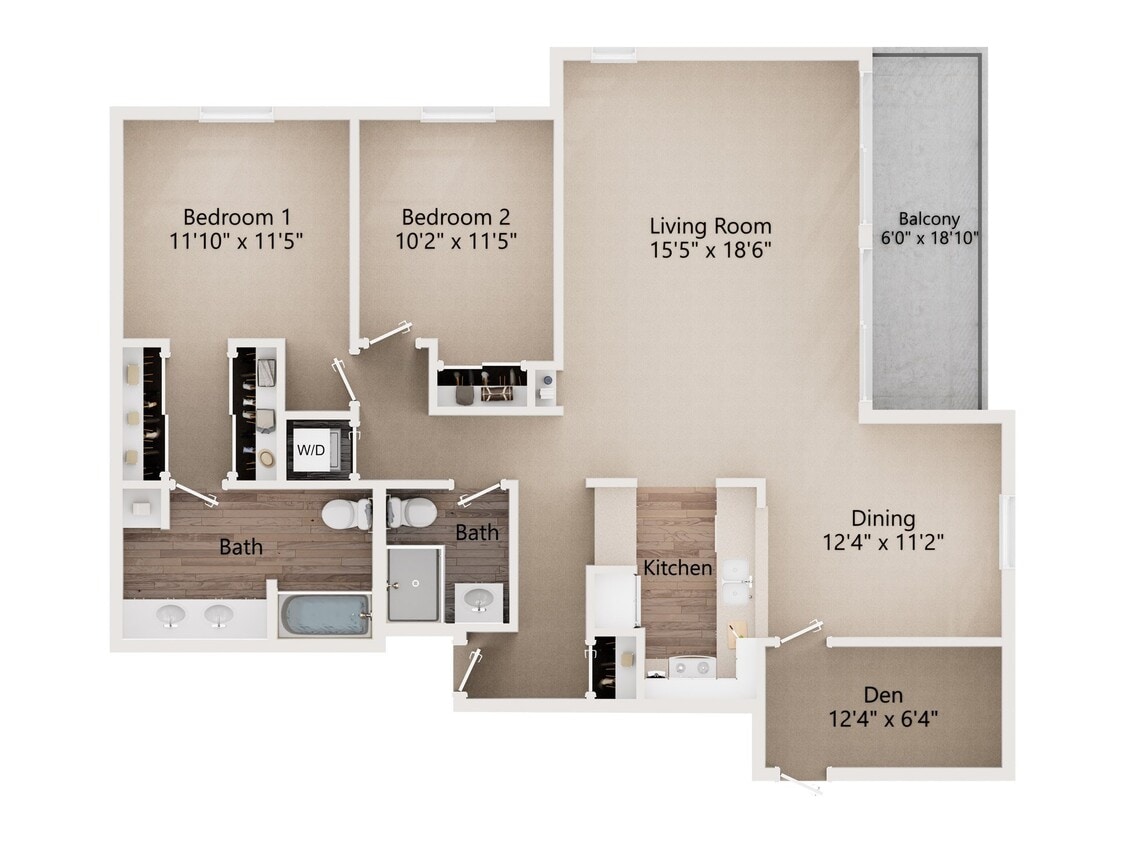 Floor Plan - Dana Point 2 Renovated
