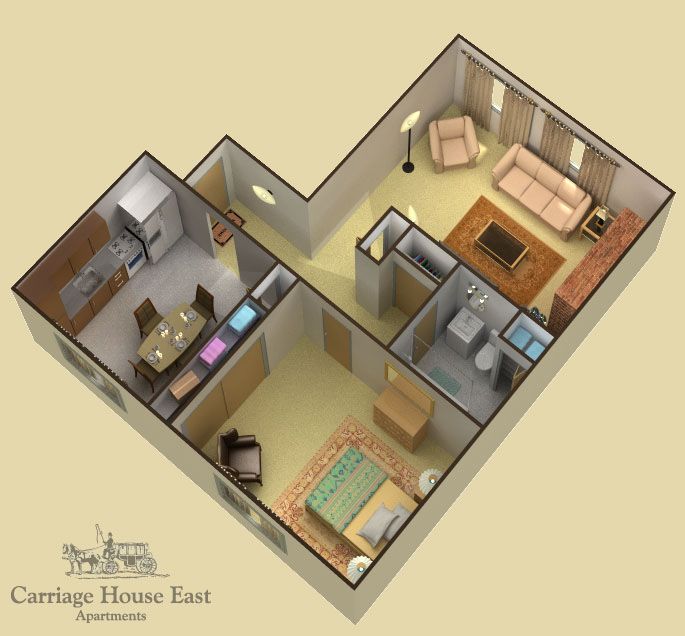 1 Bedroom/1 Bath - 1 Bedroom/1 Bath