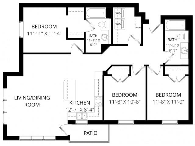 Floor Plan - F 3x2