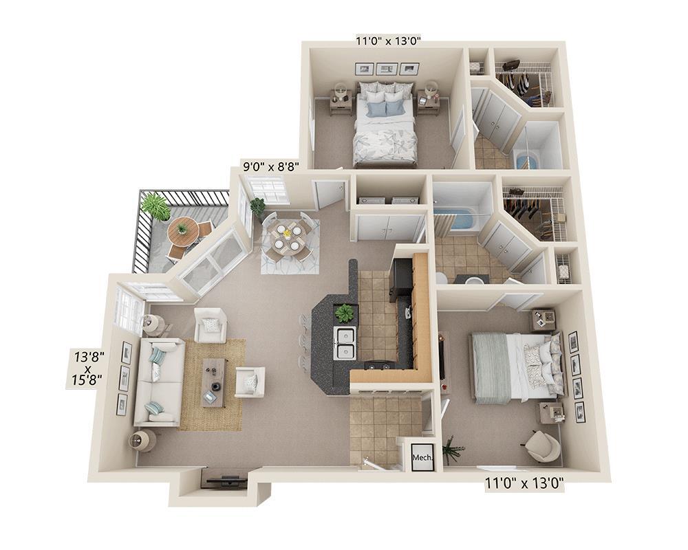 Floor Plan - Plan B2A