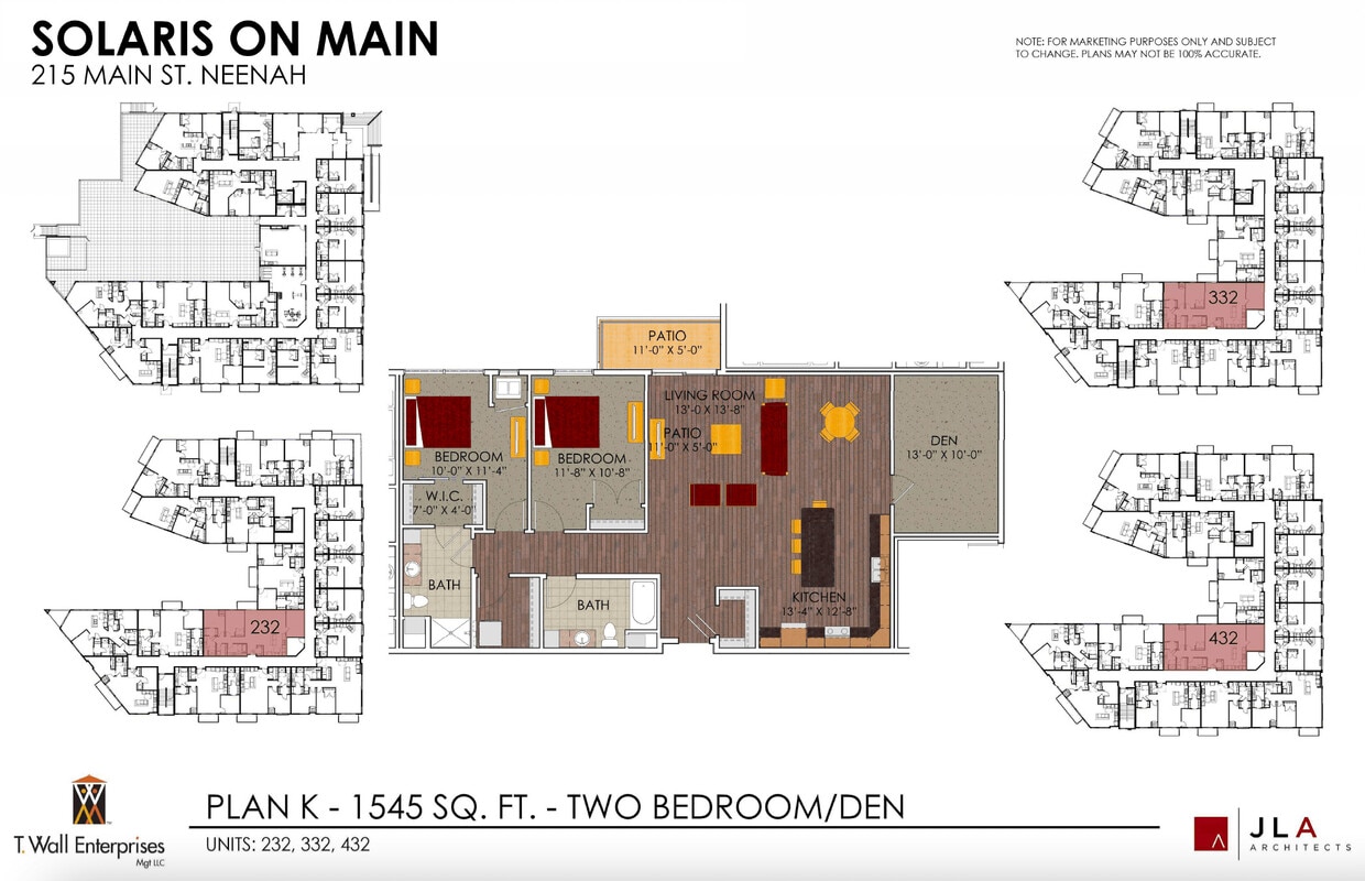 Floor Plan - Two Bed K plus Den
