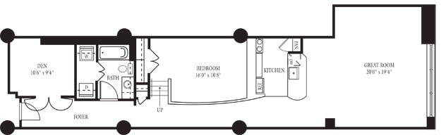 CO-E_1Bed_1Bath_1030 Sq Ft - CO-E One Bedroom, One Bathroom