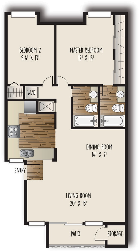 The Clarkson 2BD/2BA - The Clarkson