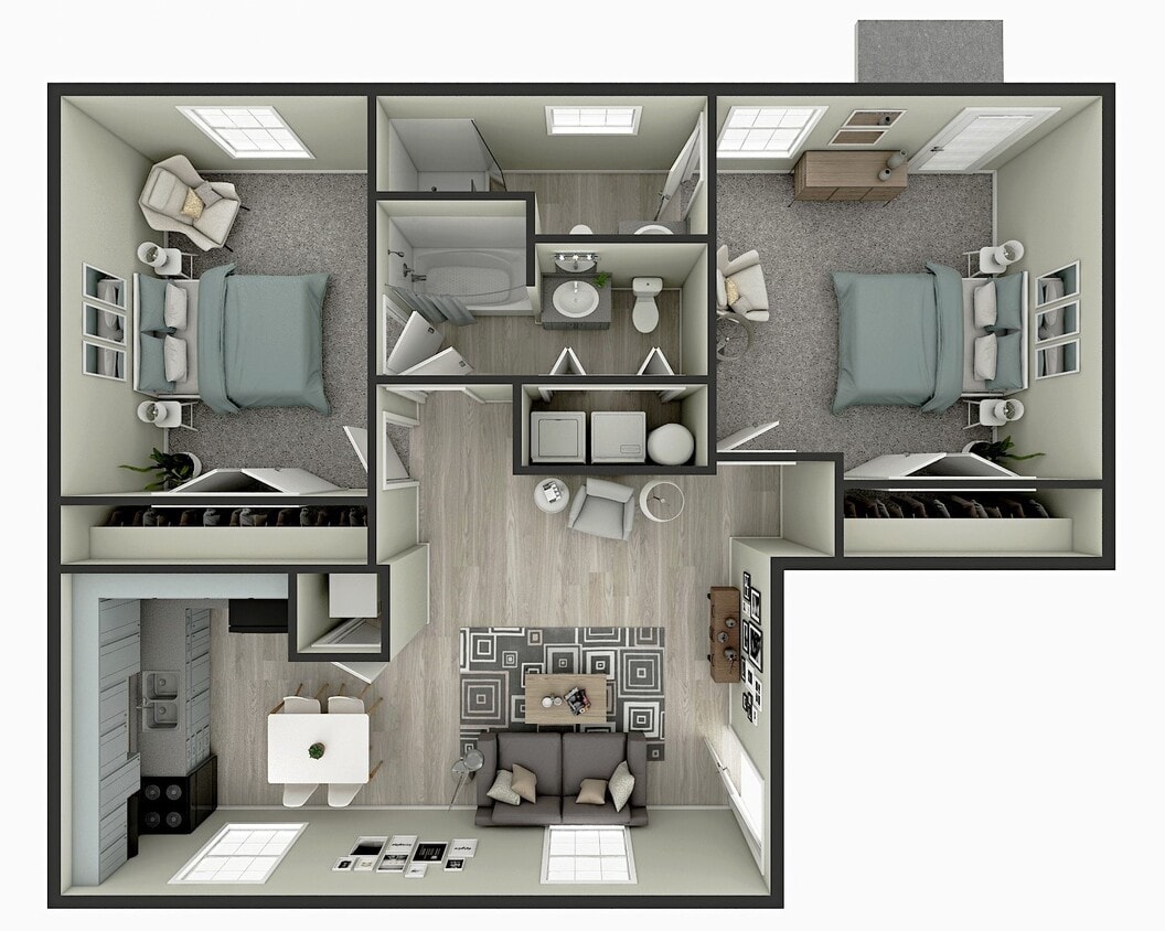 Floor Plan - 2 Bedroom 