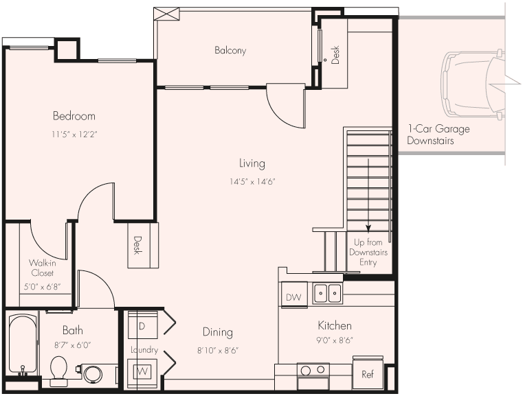 Floor Plan - 1BU