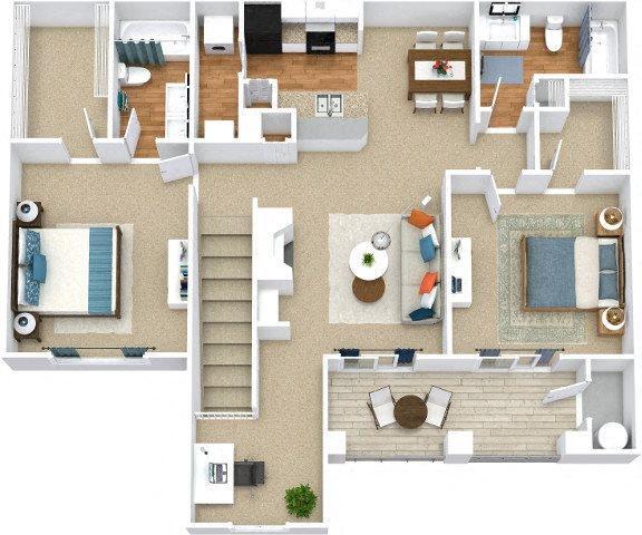 Floor Plan - Parkland - RENOVATED