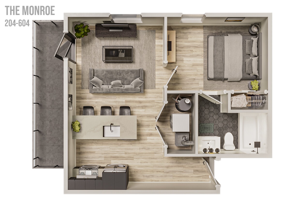 Floor Plan - The Monroe
