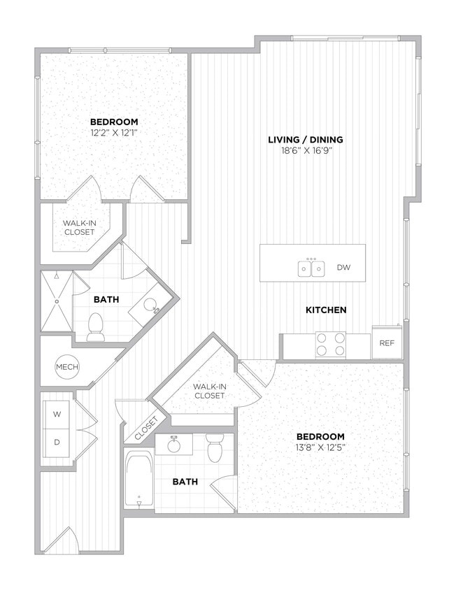 Floor Plan - 2 Bedroom