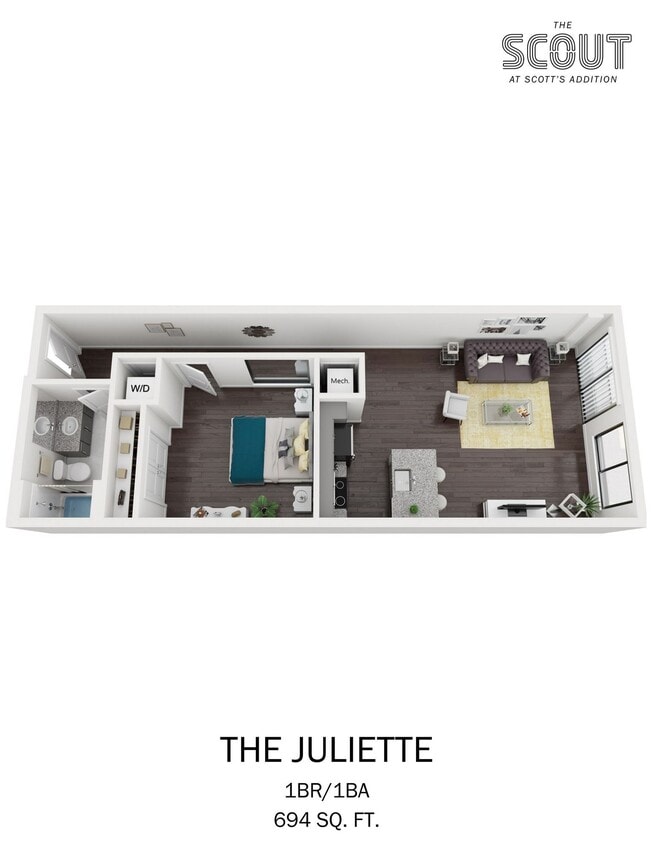 Floor Plan - The Juliette 