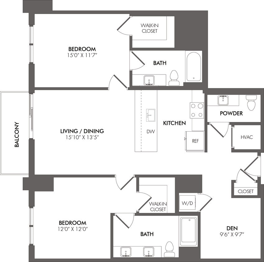 Floor Plan - BN1 - North Residence