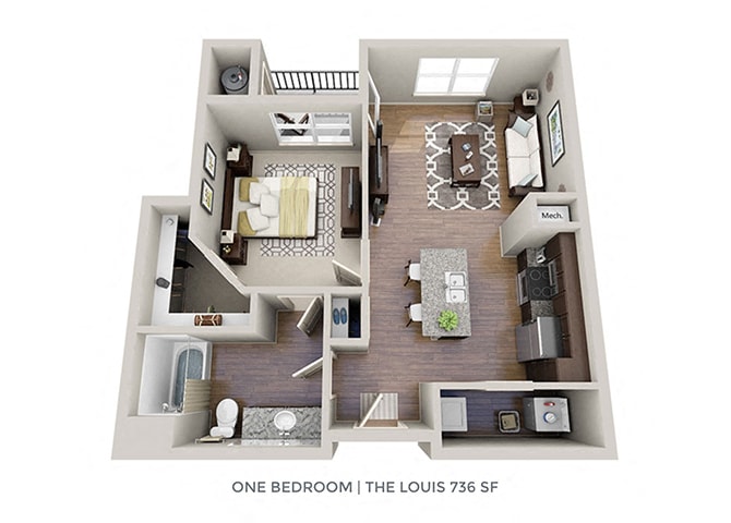 Floor Plan - The Louis A