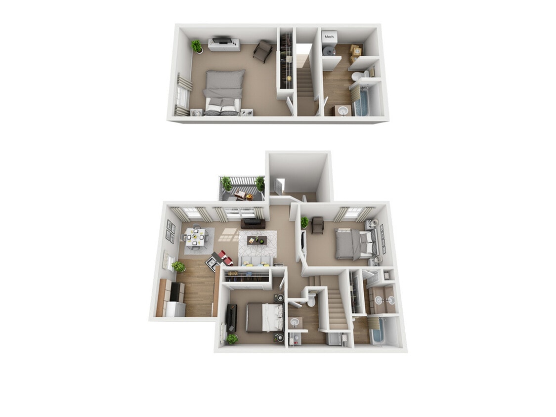 3 Bedroom Floor Plan - 3 Bedroom