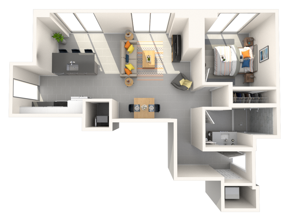 Floor Plan - AS1 - South Residence