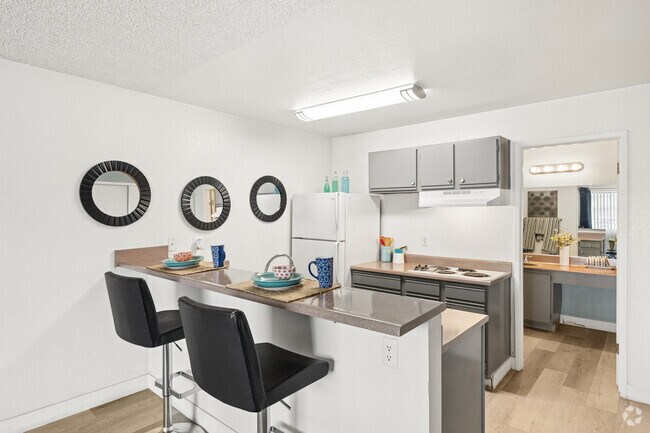 Studio - 400SF - Kitchen - Village Square