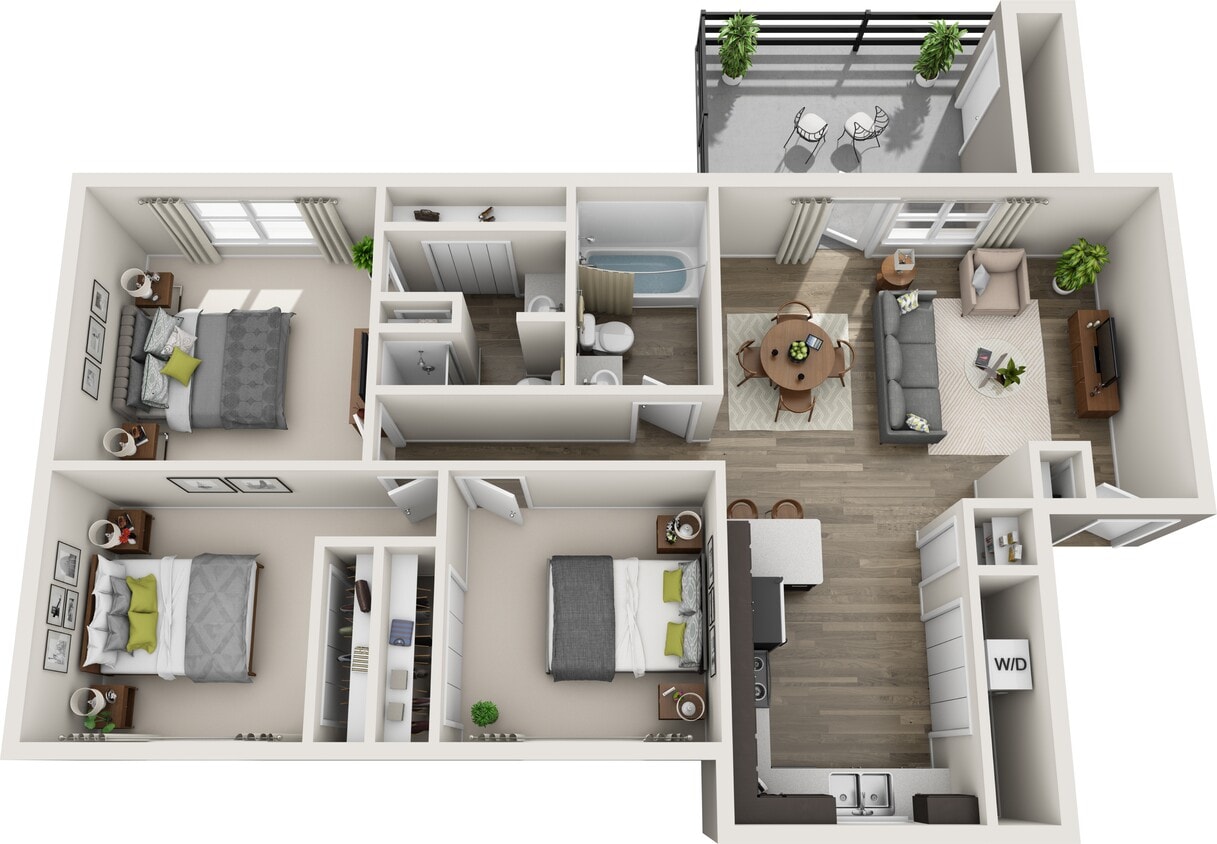 Floor Plan - The Oakview Renovated
