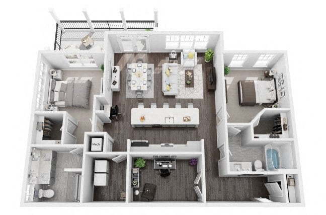 Floor Plan - B1C