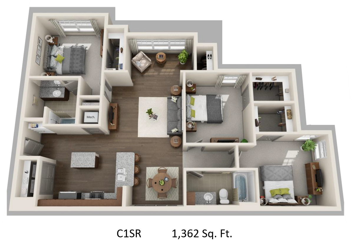 Floor Plan - C1SR