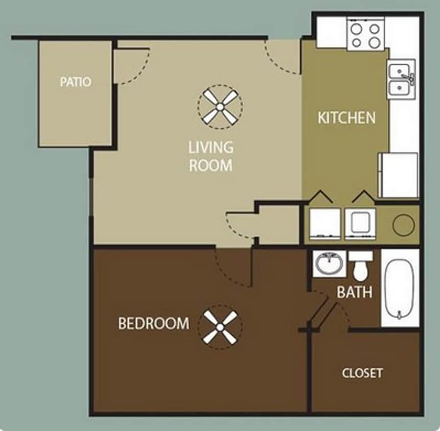 Floor Plan - 650 A2 Upgraded 2nd Floor- W/D