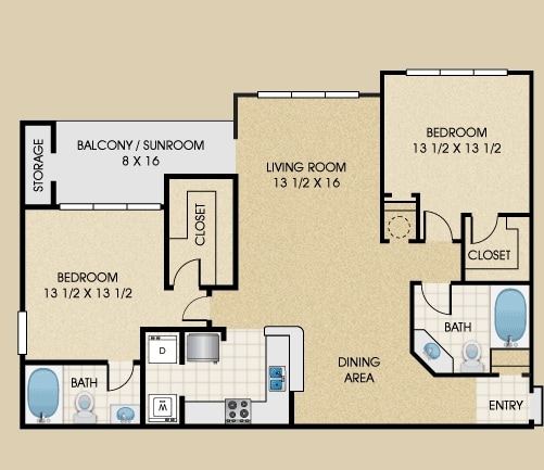 Highland-Sunroom - Highland with Sunroom