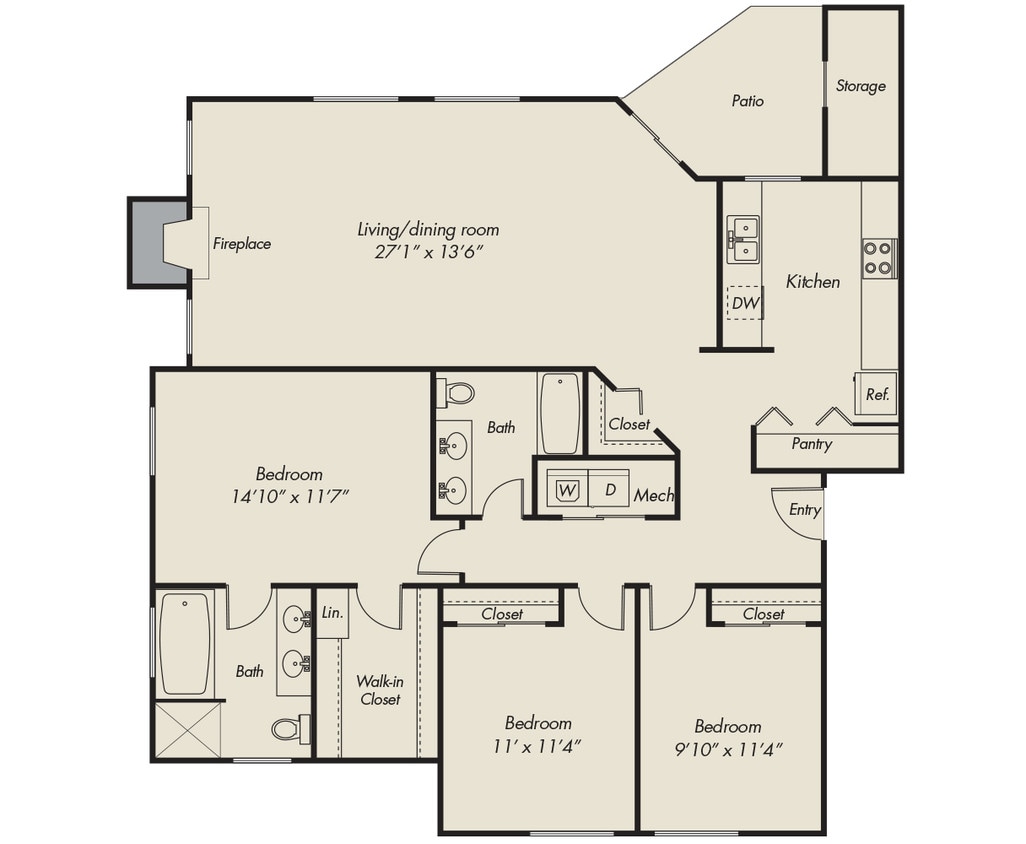 Floor Plan - 1353