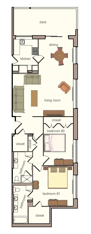 Floor Plan - Penthouse F